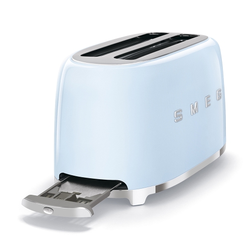 SMEG retro 4 szeletes kenyérpirító, világoskék TSF02PBEU
