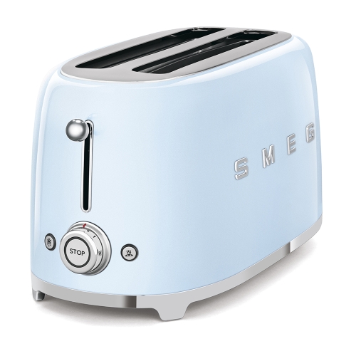 SMEG retro 4 szeletes kenyérpirító, világoskék TSF02PBEU
