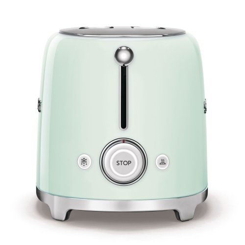 SMEG retro 4 szeletes kenyérpirító, világoszöld TSF02PGEU