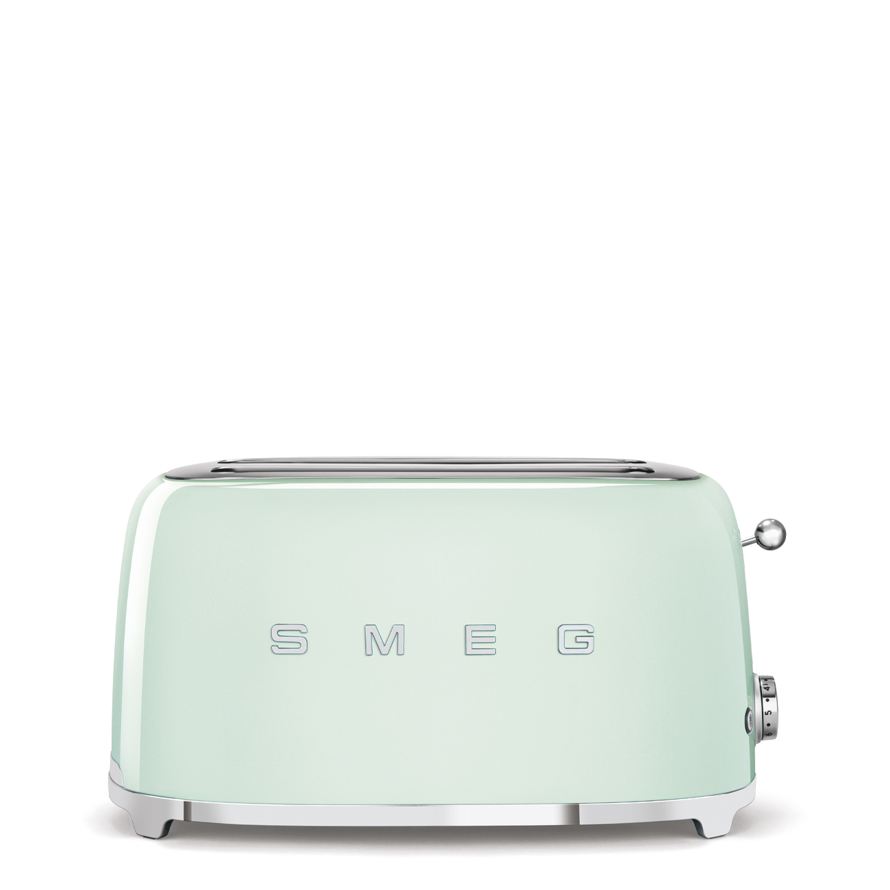 SMEG retro 4 szeletes kenyérpirító, világoszöld TSF02PGEU