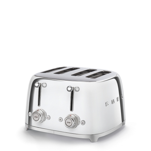 SMEG retro 2x2 szeletes kenyérpirító, acél TSF03SSEU