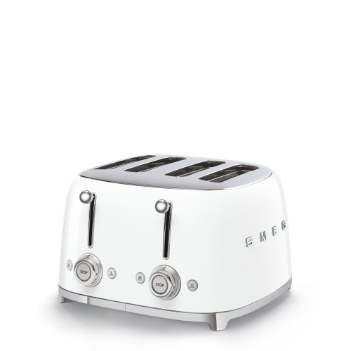 SMEG retro 2x2 szeletes kenyérpirító, fehér TSF03WHEU