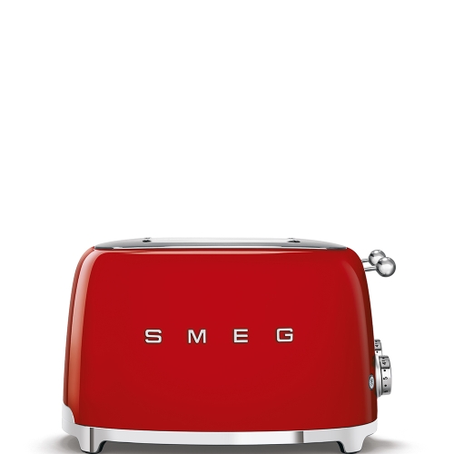 SMEG retro 2x2 szeletes kenyérpirító, piros TSF03RDEU