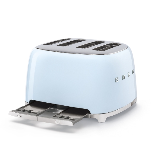SMEG retro 2x2 szeletes kenyérpirító, világoskék TSF03PBEU
