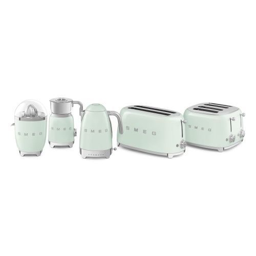 SMEG retro 2x2 szeletes kenyérpirító, világoszöld TSF03PGEU