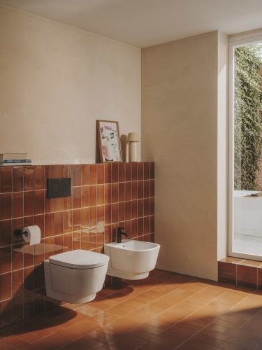 Roca Tura fali bide, matt fehér A357695620