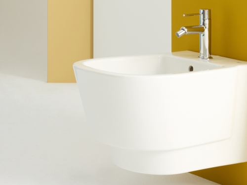 Roca Tura fali bide, matt fehér A357695620