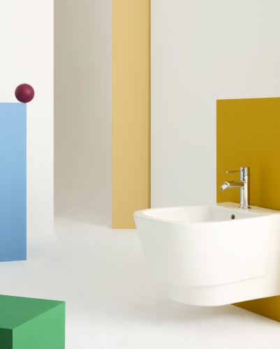 Roca Tura fali bide, matt fehér A357695620