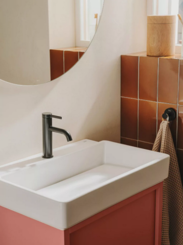 Roca Tura fali mosdó 80x43 cm, fehér SuperGlaze felülettel A327695S00