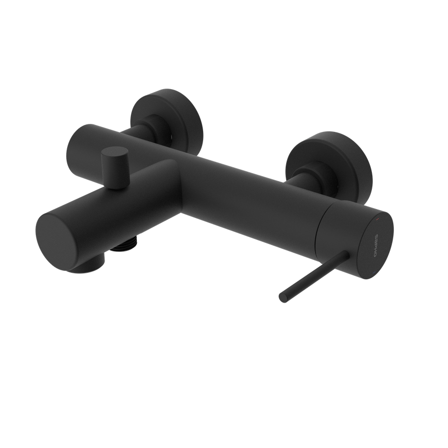 Sapho ULTRAMIX fali kádtöltő csaptelep, matt fekete UT010B