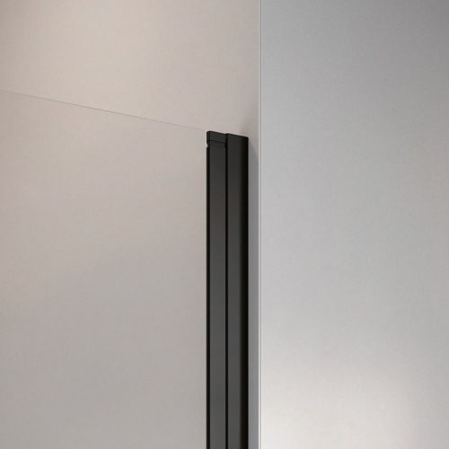 Radaway Nes Black PND II 110 J jobbos kádparaván, matt fekete 10009110-54-01R