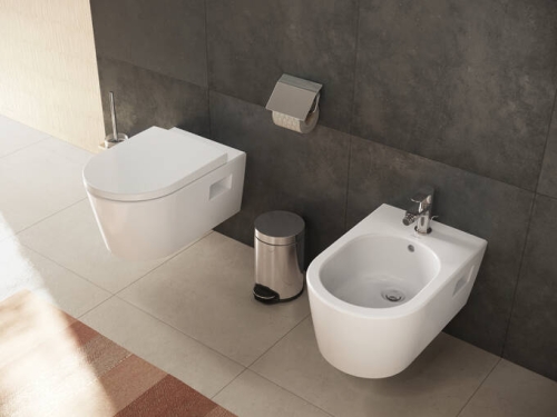 Hansgrohe EluPura Original S WC-szett ülőkével, AquaChannel Flush, fehér 60288450