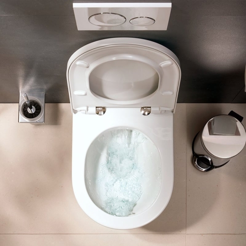 Hansgrohe EluPura Original S WC-szett ülőkével, AquaChannel Flush, fehér 60288450