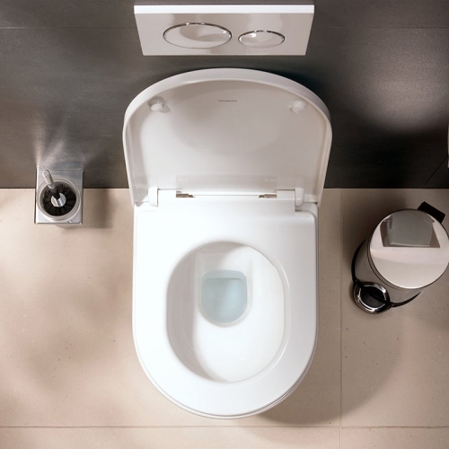 Hansgrohe EluPura Original S WC-szett ülőkével, AquaChannel Flush, fehér 60288450