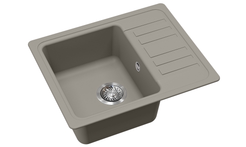 EVIDO Home 45S compact gránit mosogató 575x460 mm platina 442066
