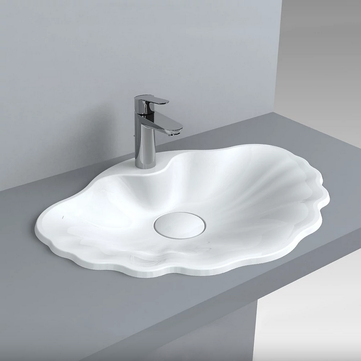 LUNART Maggie mosdó, fényes fehér 5999123000927