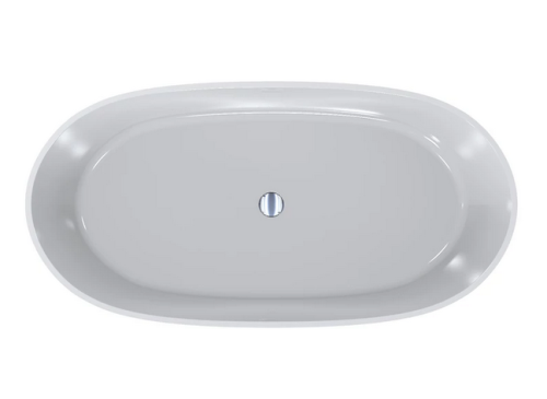 LUNART Lucy 160x81 cm szabadonálló kád, fényes fehér 5999123011275