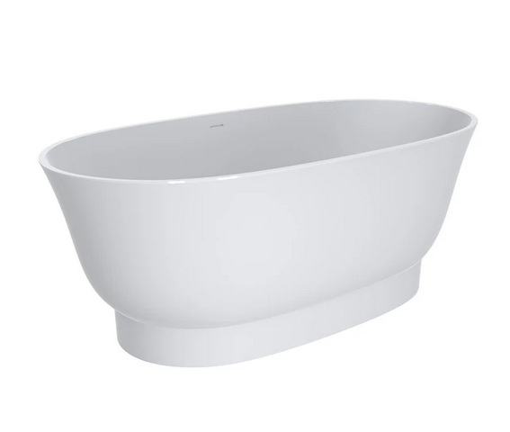 LUNART Lucy 160x81 cm szabadonálló kád, fényes fehér 5999123011275