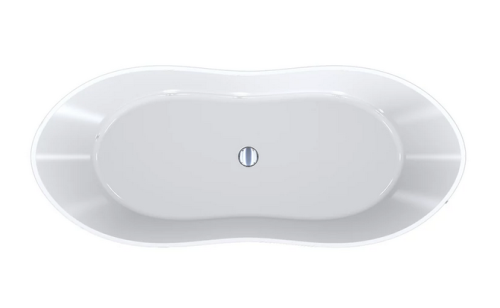 LUNART Tiffany 180x75 cm szabadonálló kád, fényes fehér 5999123007032