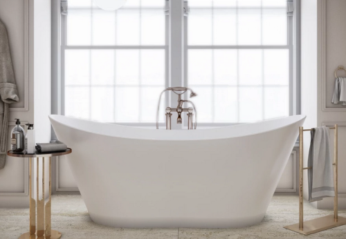 LUNART Tiffany 180x75 cm szabadonálló kád, fényes fehér 5999123007032