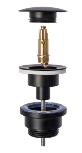 Rea univerzális leeresztő szelep click-clack rendszerrel, matt fekete REA-A5216