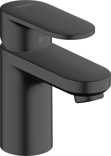 Hansgrohe Vernis Blend 70 CoolStart egykaros mosdócsaptelep push-open lefolyógarnitúrával, matt fekete 71598670