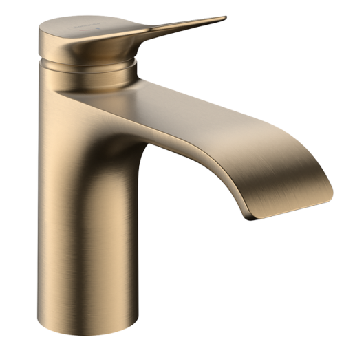 Hansgrohe Vivenis egykaros mosdócsaptelep 80, CoolStart, automata lefolyógarnitúrával, szálcsiszolt bronz 75014140