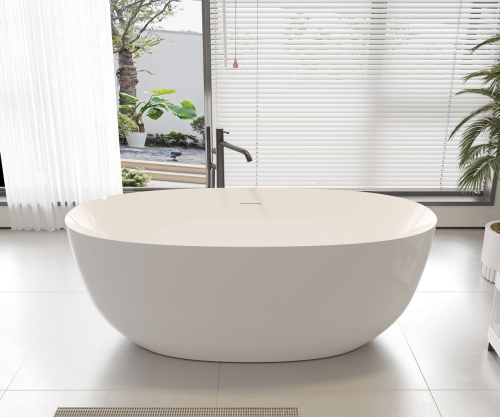 Niwell Zoe 160×75 cm szabadonálló kád, fényes fehér NW-KSZ-ZOE160