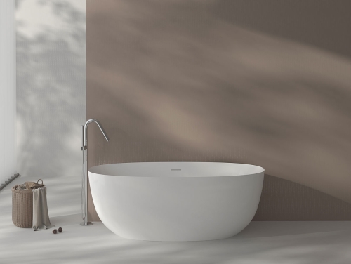 Niwell Zoe 160×75 cm szabadonálló kád, matt fehér NW-KSZ-ZOE160-MW