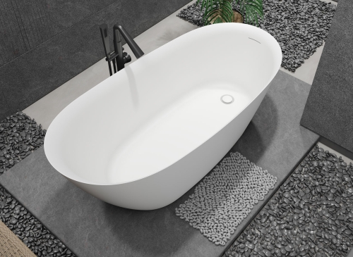 Niwell Lea matt 168×73 cm szabadonálló kád, matt fehér NW-KSZ-LEA168-MW