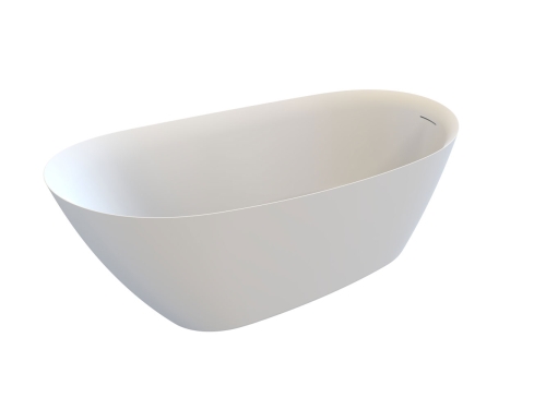 Niwell Lea matt 168×73 cm szabadonálló kád, matt fehér NW-KSZ-LEA168-MW