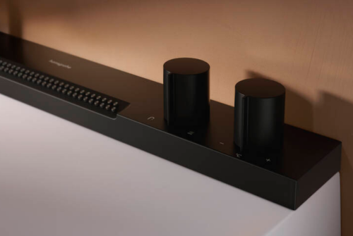 Hansgrohe Avalegra AquaUnit 580/475 mosdórendszer zuhanyvízsugárral, matt fekete 22472670