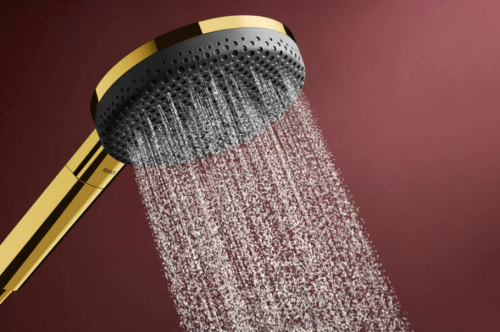 Hansgrohe Raindance Alive Select S kézizuhany 125, 3jet, polírozott arany hatású 24500990