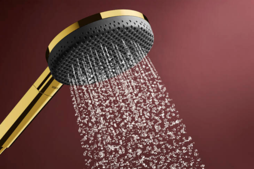 Hansgrohe Raindance Alive Select S kézizuhany 125, 3jet, polírozott arany hatású 24500990