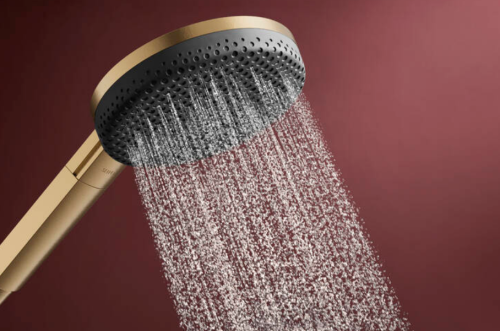 Hansgrohe Raindance Alive Select S kézizuhany 125, 3jet, Ecosmart, szálcsiszolt bronz 24511140