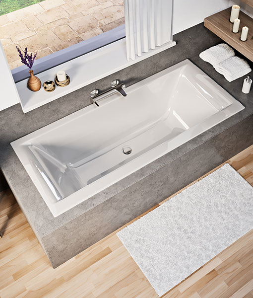 Niwell PETRA LUX Slim 170x80 egyenes kád WANW.SAD.170.080.WHS