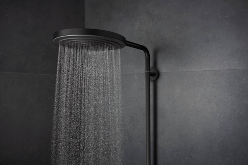 Hansgrohe Pulsify S Puro Showerpipe 260 Ecostat Fine termosztátos zuhanyrendszer, matt fekete 24236670