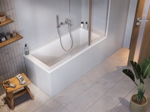 Ravak Natural 180x80 cm egyenes kád, fehér XC00100112