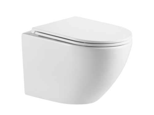 Invena Limnos fali wc csésze, QFS, soft-close ülőkével, fehér CE-93-001-L