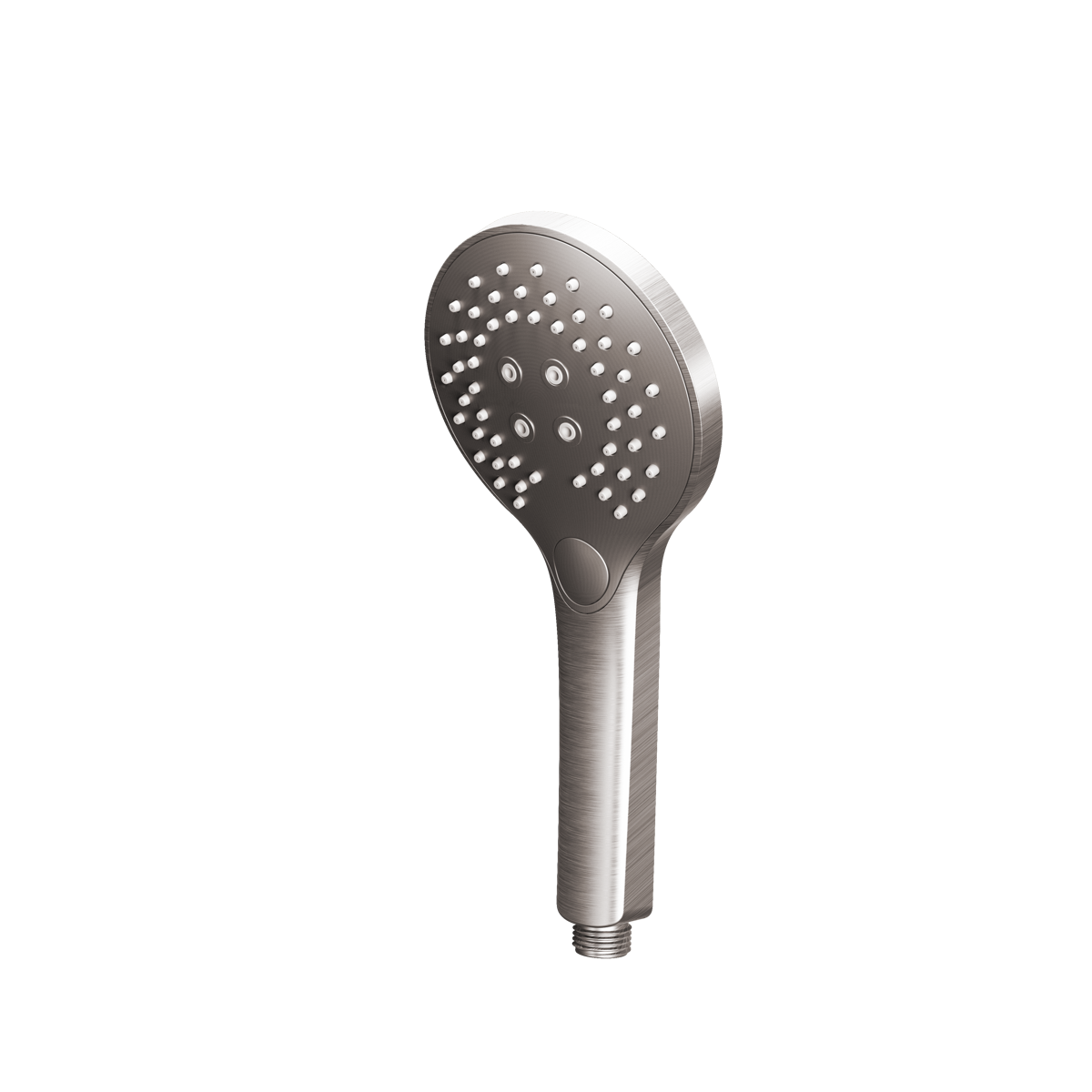 Emporia 3 funkciós szögletes kézizuhany, szálcsiszolt nikkel 040731N