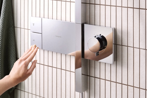 Hansgrohe Raindance Alive S Showerpipe 300 1jet termosztátos zuhanyrendszer, króm 24582000