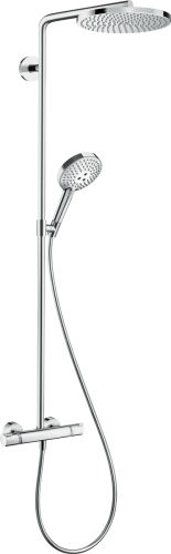 Hansgrohe Raindance S Showerpipe EcoSmart 240 PowderRain termosztátos zuhanyrendszer, króm 28823000
