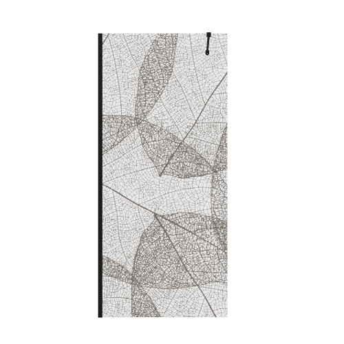 Niwell LETTI black walk-in zuhanyfal mintával, 100 cm NWWI-LETTB100