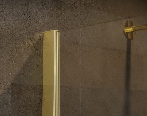 Besco ECO-N Gold walk-in zuhanyfal 120 cm, arany szín ENG-120-195C
