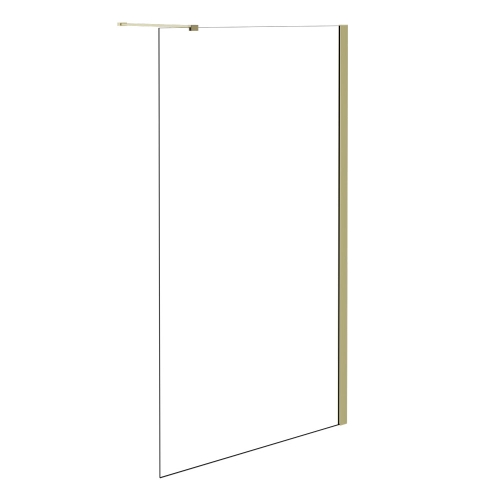 Besco ECO-N Gold walk-in zuhanyfal 120 cm, arany szín ENG-120-195C