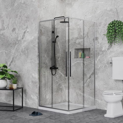 Niwell DICO szögletes zuhanykabin 80x80 cm NWZK-DIC8080