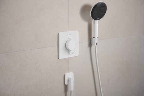 Hansgrohe Ecostat Comfort Q 1 funkciós falsík alatti termosztát, matt fehér 33712700