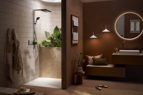 Hansgrohe Raindance Alive Q Showerpipe EcoSmart 210/340 1jet termosztátos zuhanyrendszer, króm 24581000