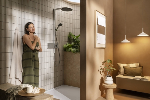 Hansgrohe Raindance Alive S Showerpipe EcoSmart 300 1jet termosztátos zuhanyrendszer, króm 24583000