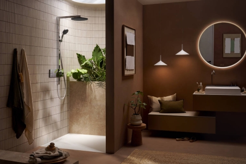 Hansgrohe Raindance Alive S Showerpipe EcoSmart 300 1jet termosztátos zuhanyrendszer, króm 24583000